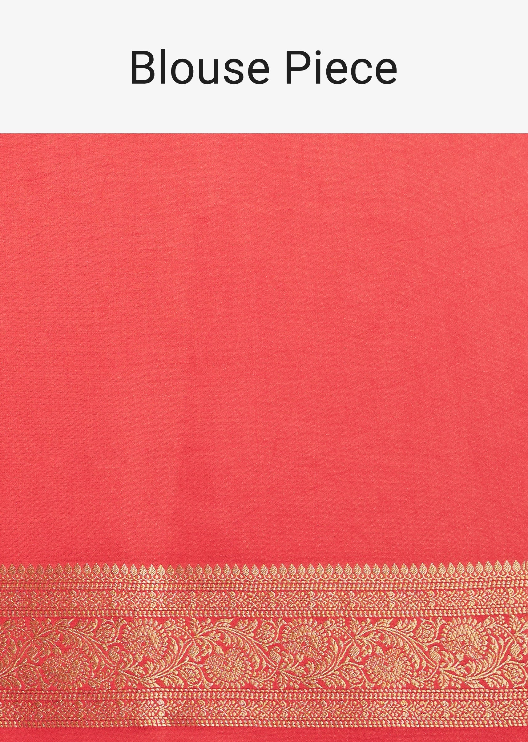 Dusky Orange Tissue Silk Saree With Zari Border And Butti Work