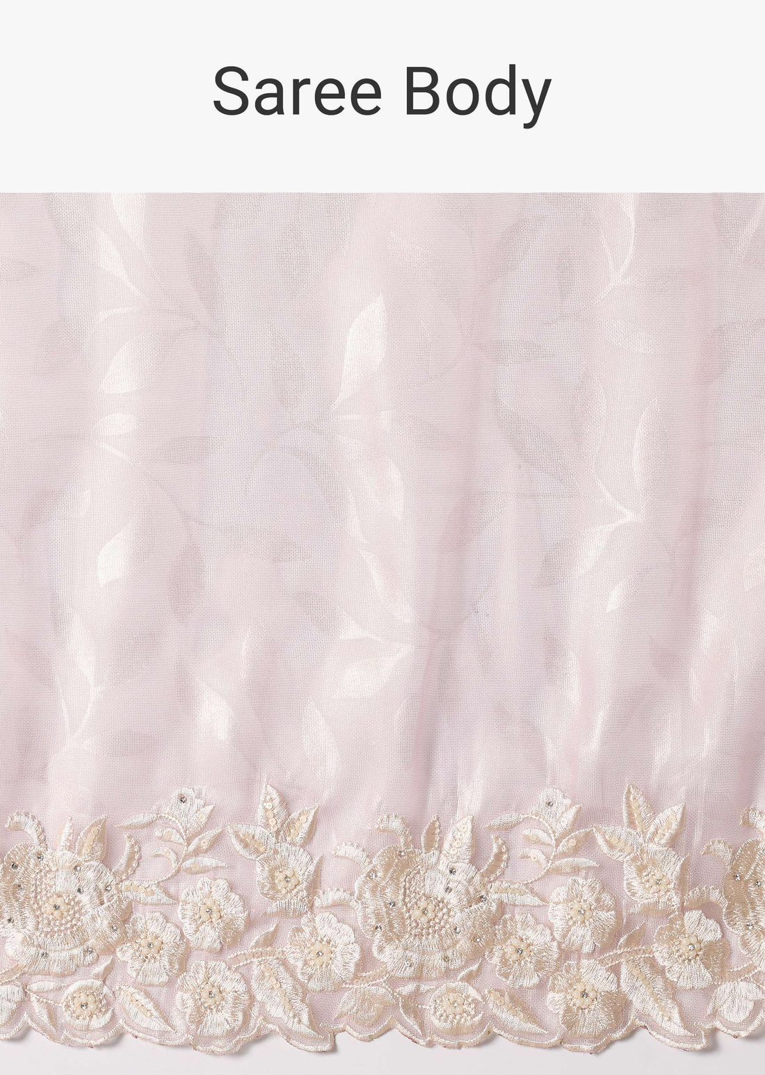 Chic Pink Saree With Resham Thread Work Border