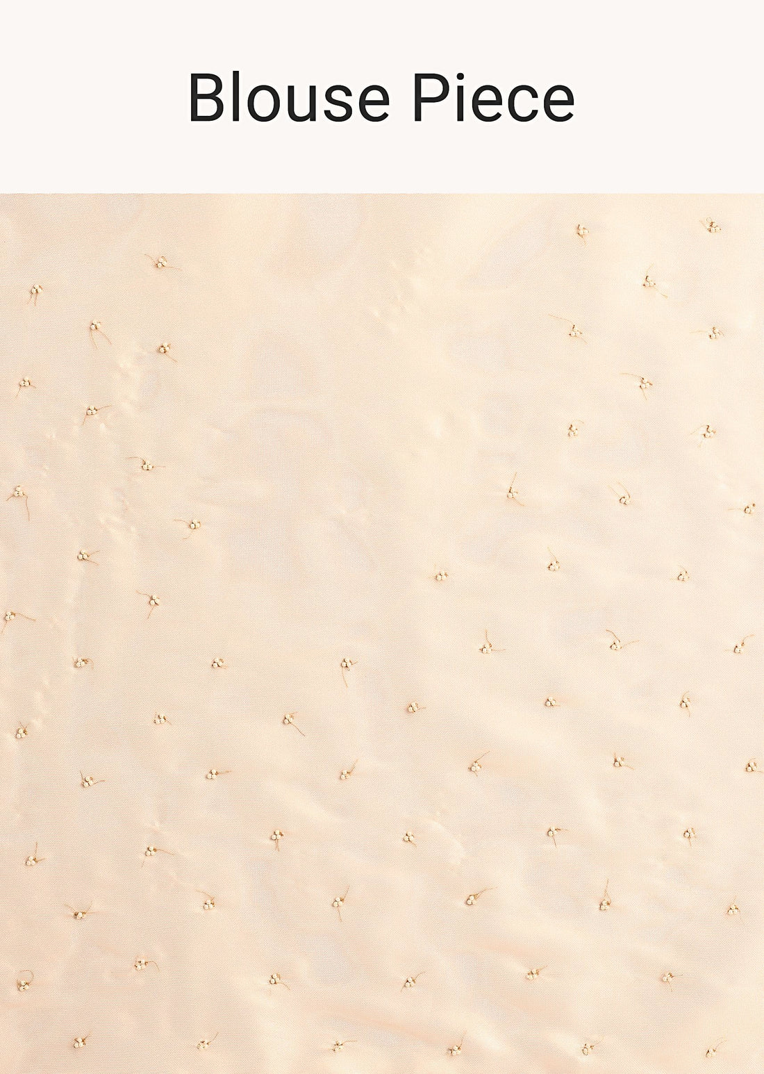 Elegant Peach Saree With Scalloped Border