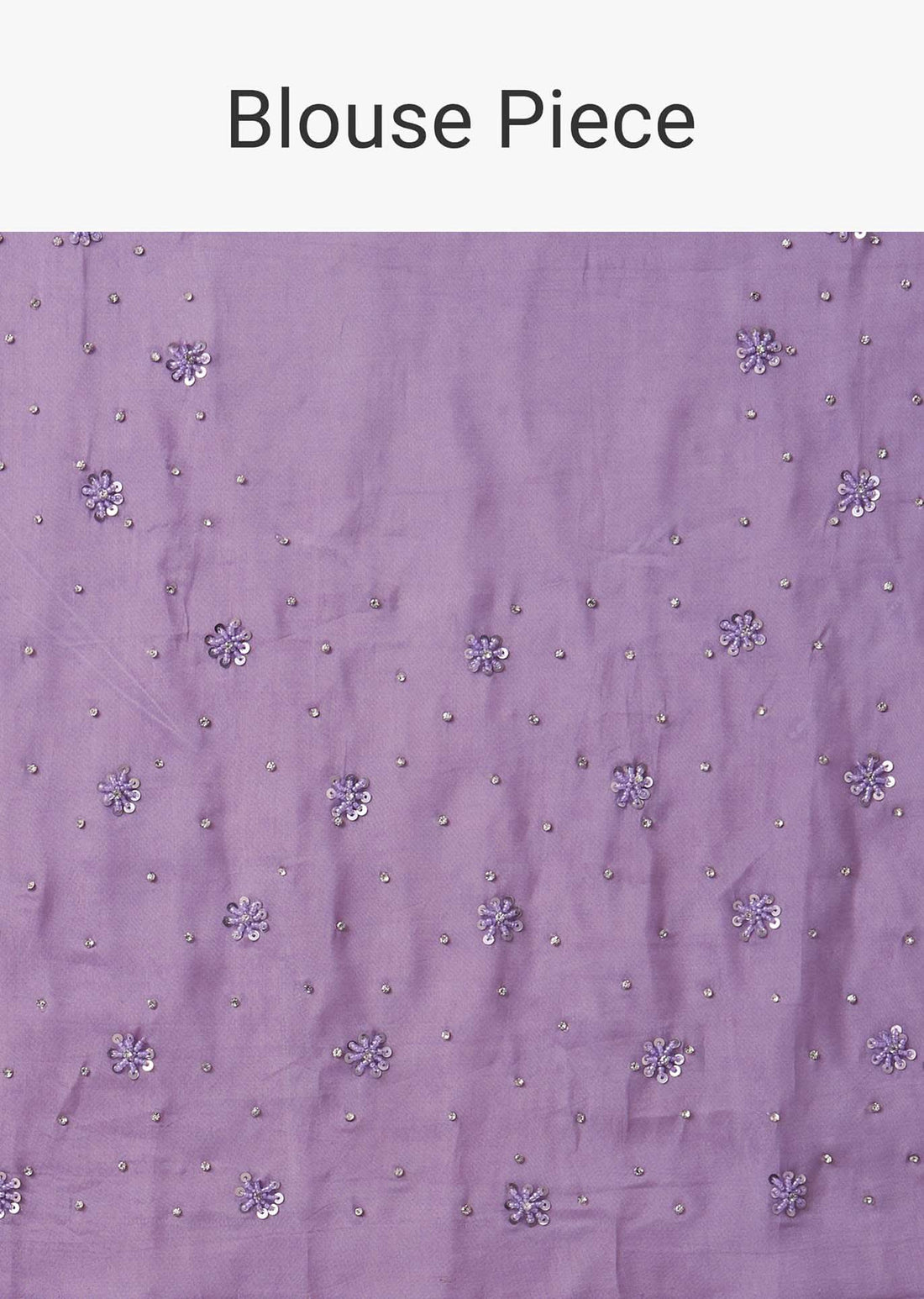 Lavender Purple Ombre Sequins Saree With An Embellished Border