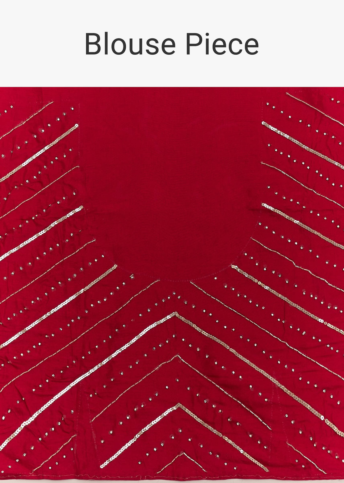 Peach Red Shaded Tissue Saree With Cutwork Scallop Border