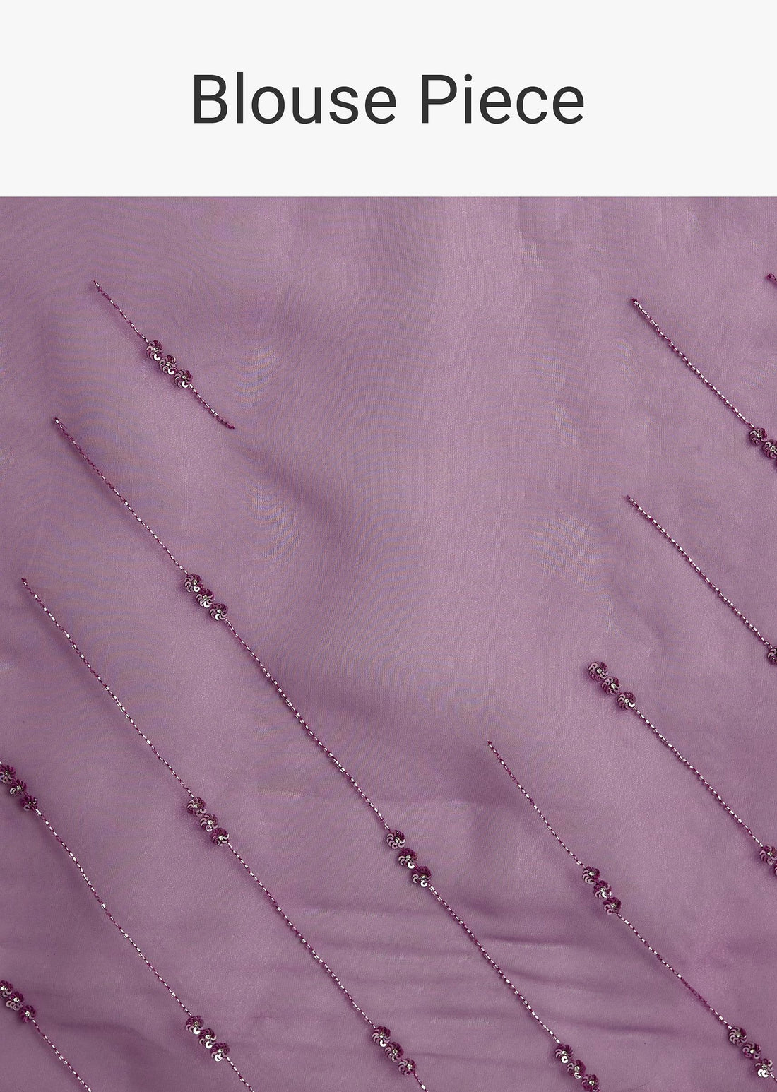 Plum Purple Shaded Organza Saree With Cutdana And Sequin Embroidery