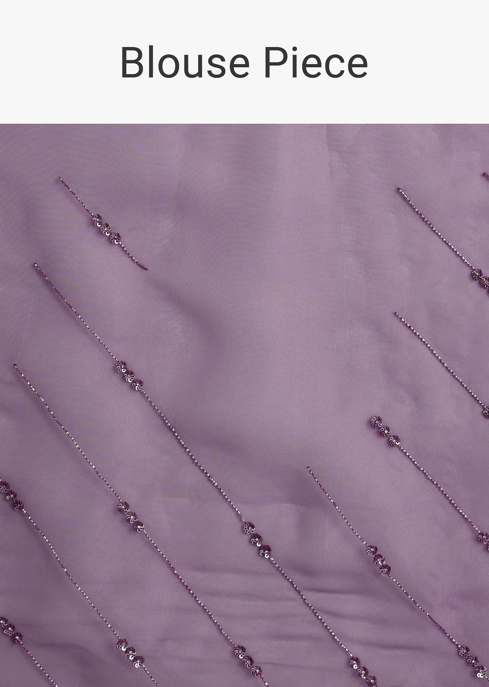 Plum Purple Shaded Organza Saree With Cutdana And Sequin Embroidery