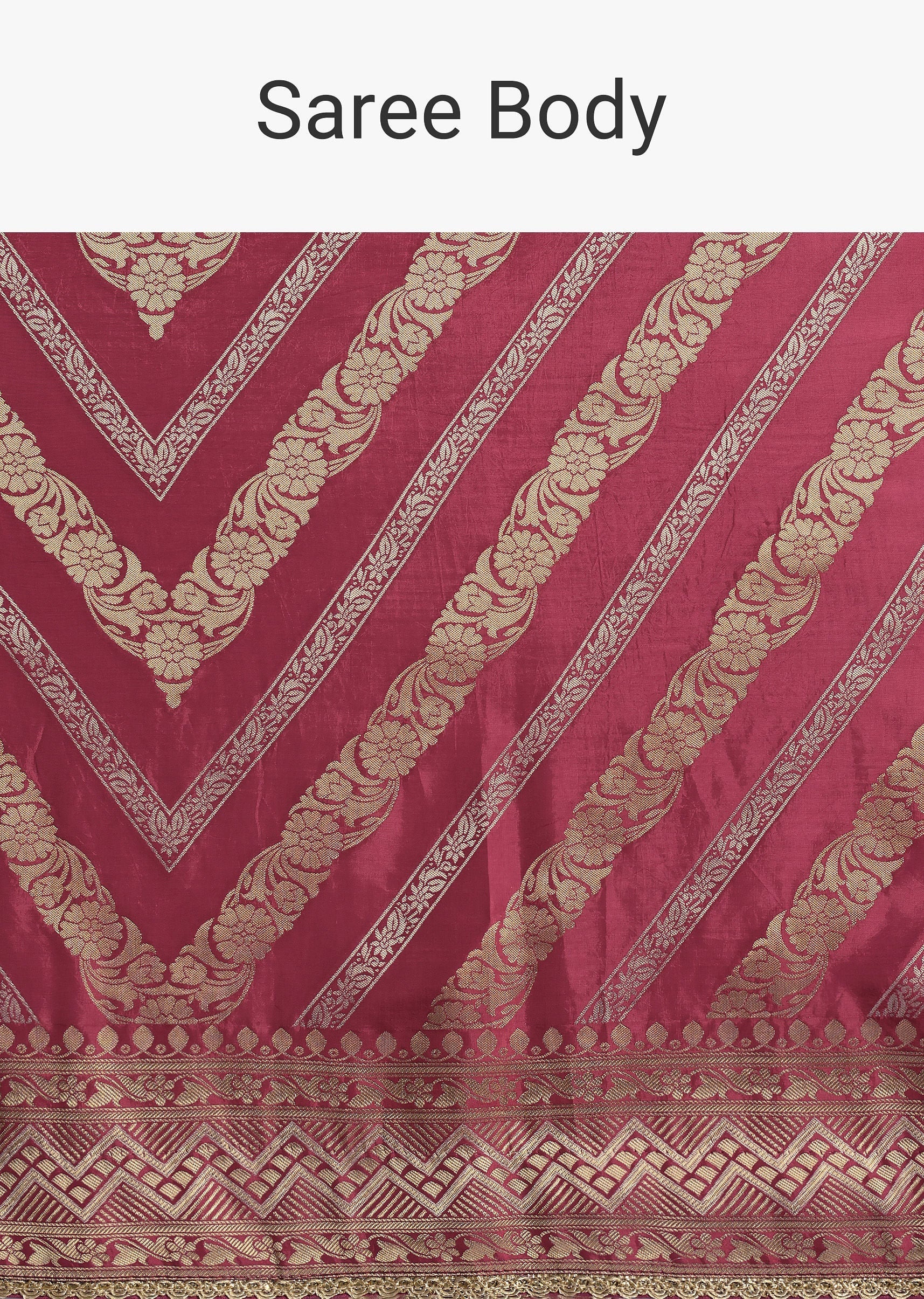 Purple Dola Silk Saree with Zari Weave and Lace Border