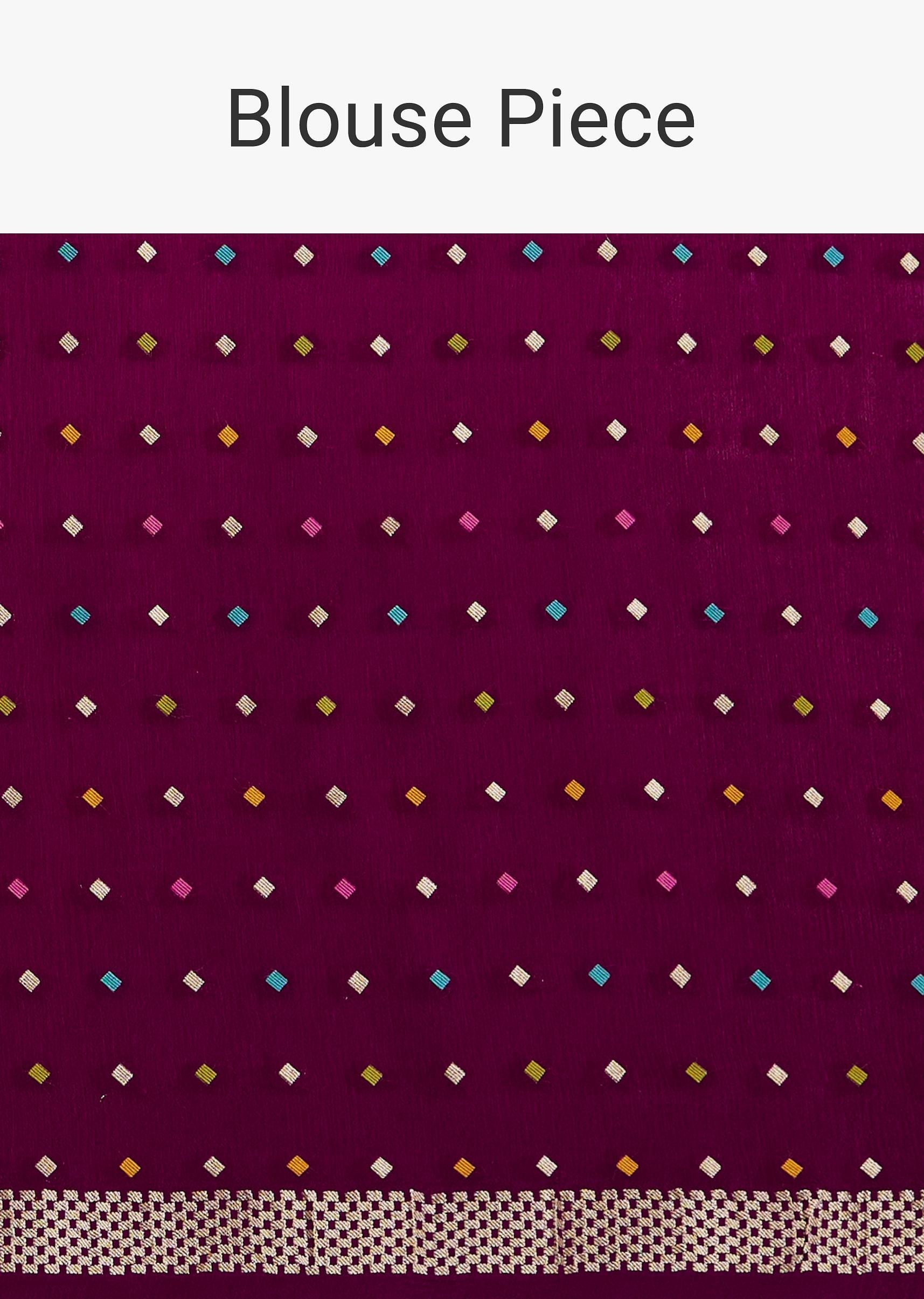 Purple Leaf woven Saree With Linear Pattern Accents