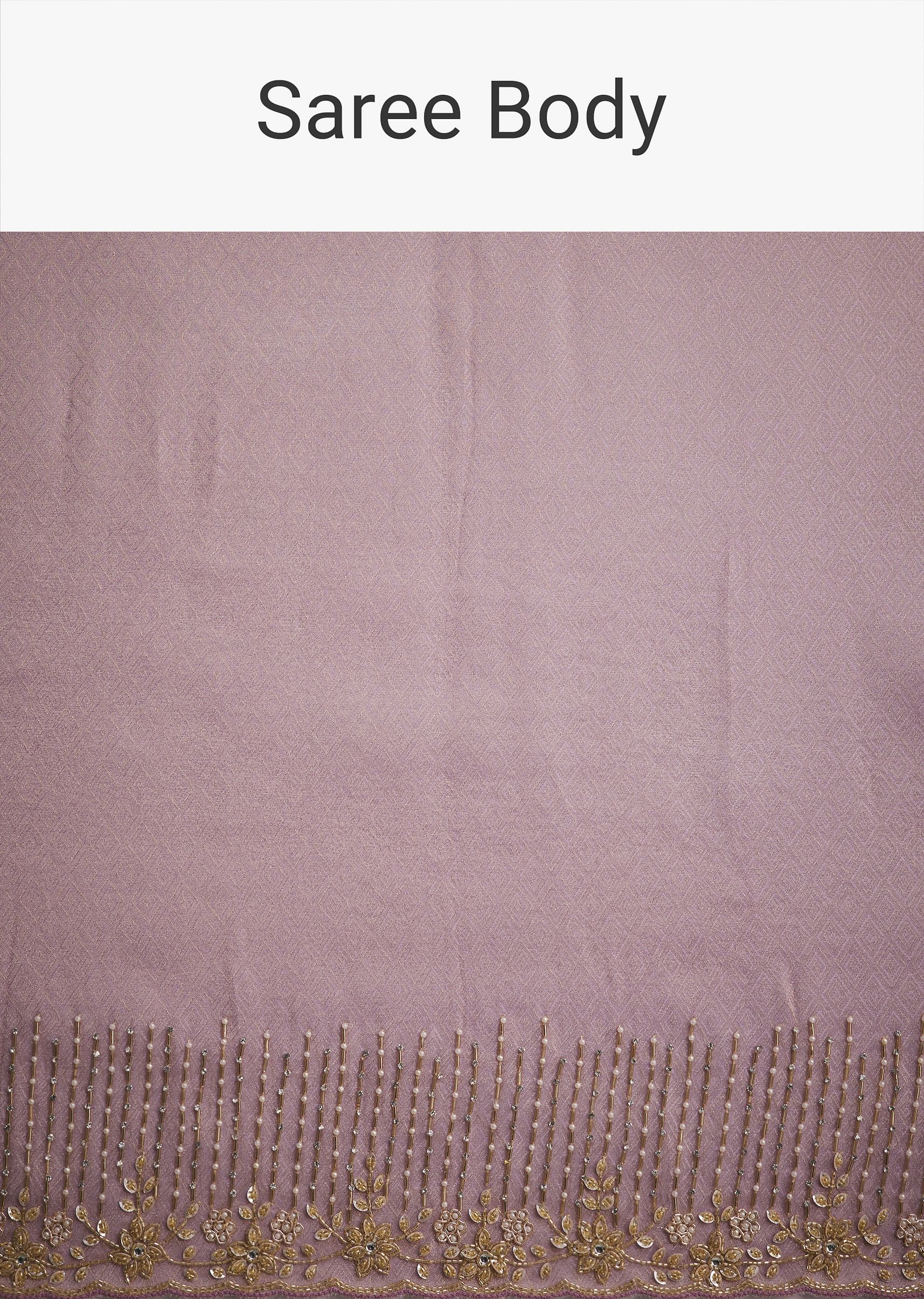 lavender Ombre Jacquard Saree