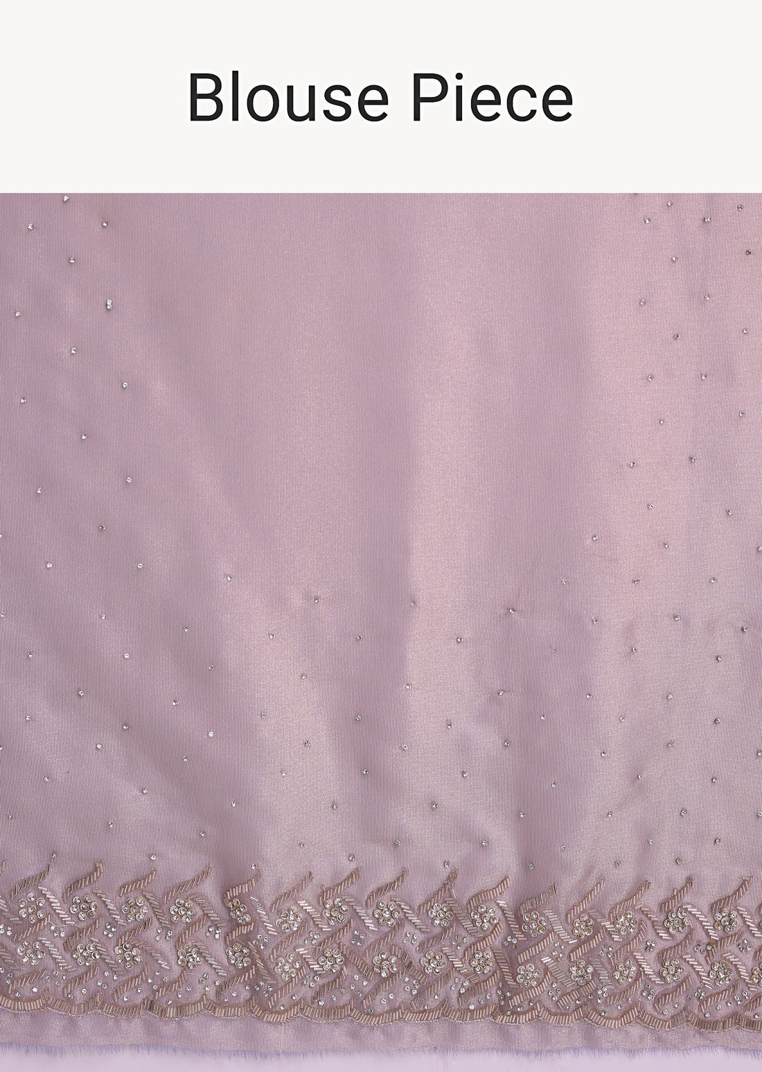 Purple Tissue Saree With Cutdana And Stone Embroidery