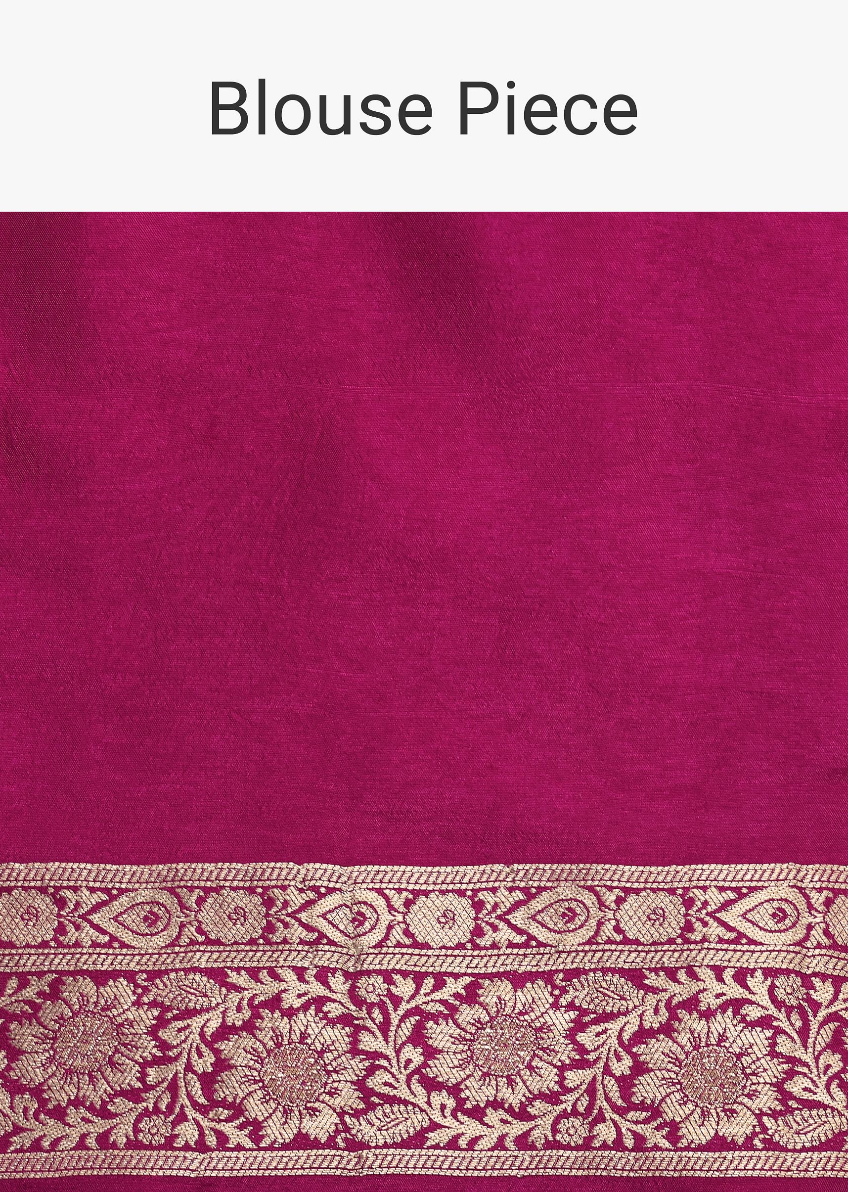 Wine Silk Saree with Butta Detail And Unstitched Blouse Piece